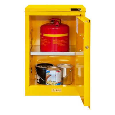Image showing  12 gal. Capacity Flammable Storage, Self Close
