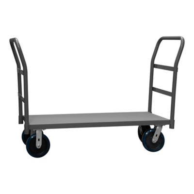 Image showing  12 Gauge Steel Platform Truck, 24 in. x 48 in., 2 Sided, 8 in. Polyurethane