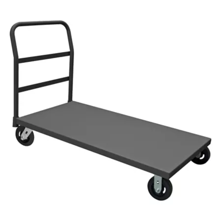 Durham MFG 12 Gauge Steel Platform Cart 2 000 lb Capacity 30 in x 60 in 6 in Rubber Wheels Platform Trucks