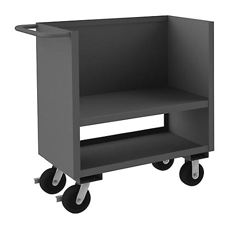 Durham MFG 2,000 lb. Capacity 3-Sided Solid Stock Truck, 36 in. x 18 in.