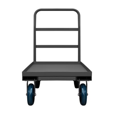 Durham MFG 12 Gauge Steel Platform Truck, 30 in. x 60 in., Lips Up, 8 in. Polyurethane