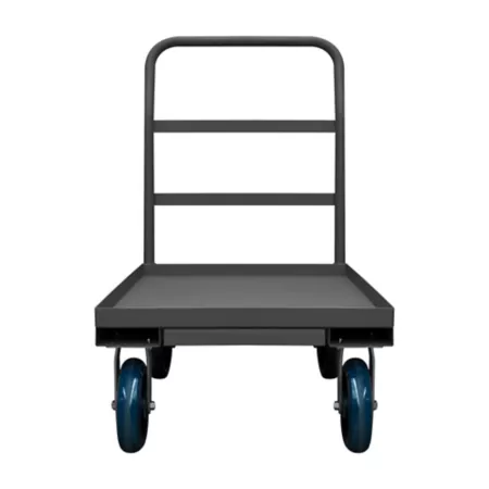 Durham MFG Steel Platform Cart 12 Gauge 30 in x 60 in Lip Up 8 in Polyurethane Platform Trucks