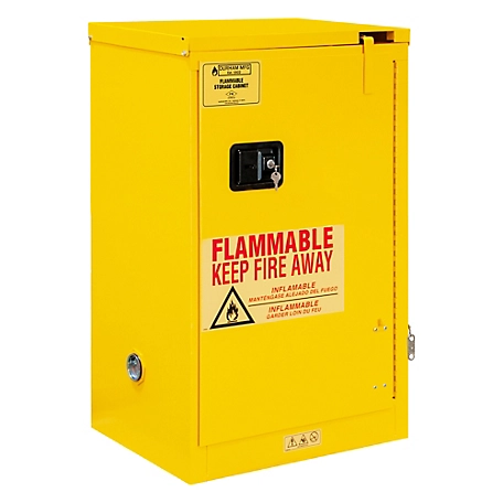 Durham MFG 16 gal. Capacity Flammable Storage, Self Close