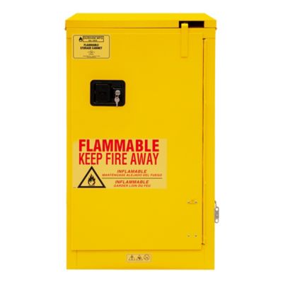 Image showing  16 gal. Capacity Flammable Storage, Self Close
