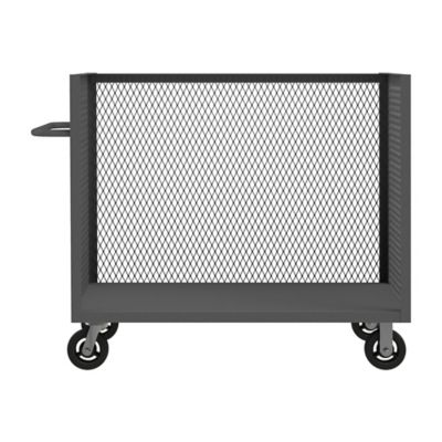 Durham MFG 3 Sided Mesh Truck, 24 in. x 48 in., 1 Shelf