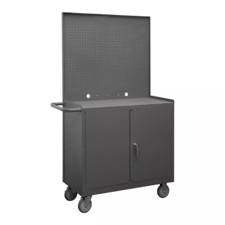 Durham MFG Mobile Bench Cabinet and Pegboard 36 in. Work Benches