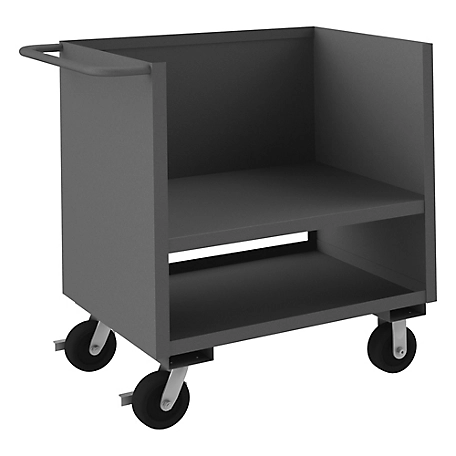 Durham MFG 2,000 lb. Capacity 3-Sided Solid Stock Truck, 36 in. x 24 in.