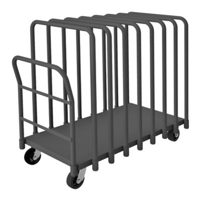 Image showing  1,800 lb. Capacity Adjustable Panel Moving Truck with 8 Dividers, 24 in. x 48 in.