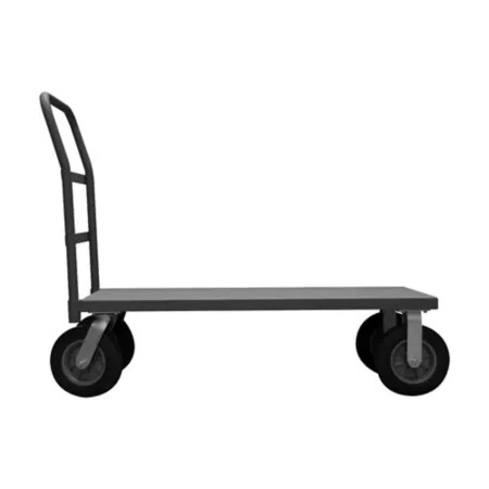 Durham MFG Steel Platform Cart 12 Gauge 30 in x 72 in 10 in Semi-Pneumatic Platform Trucks