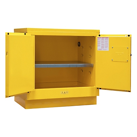 Durham MFG 22 gal. Under-Counter Flammable Storage Cabinet with 2 Manual Doors