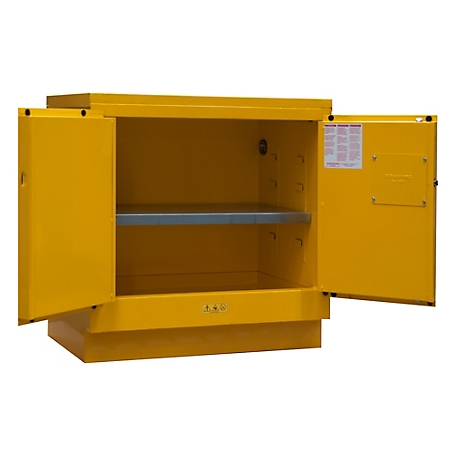 Durham MFG 22 gal. Under-Counter Flammable Storage Cabinet with 2 Manual Doors