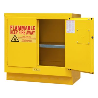 Image showing  22 in. x 35 in. 22 gal. Under-Counter Flammable Storage Cabinet with 2 Manual Doors