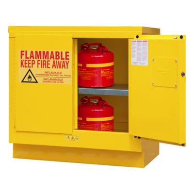 Image showing  22 in. x 35 in. 22 gal. Under-Counter Flammable Storage Cabinet with 2 Manual Doors
