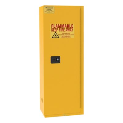 Image showing  18 in. x 65 in. 24 gal. Capacity Flammable Storage, Manual