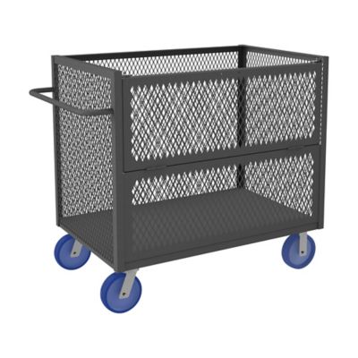 Durham MFG 3,600 lb. Capacity 3-Sided Mesh Stock Truck with Drop Gate