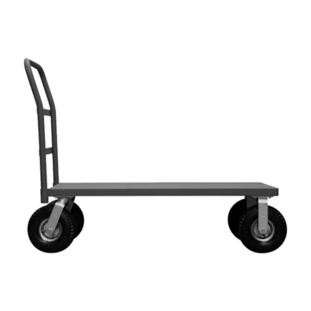 Durham MFG 12 Gauge Steel Platform Cart 1 200 lb Capacity 36 in x 72 in 10 in Pneumatic Platform Trucks