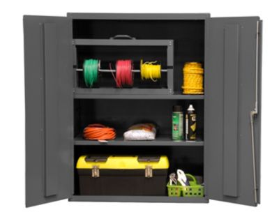 Durham MFG 16 Gauge Steel Shelf Cabinet, 36 in. x 48 in., 2 Adjustable Shelves