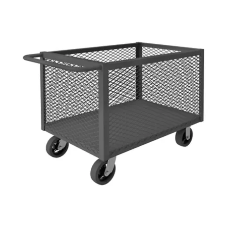 Durham MFG 4-Sided Wire Mesh Box Truck 30 in x 60 in x 33 in. Platform Trucks