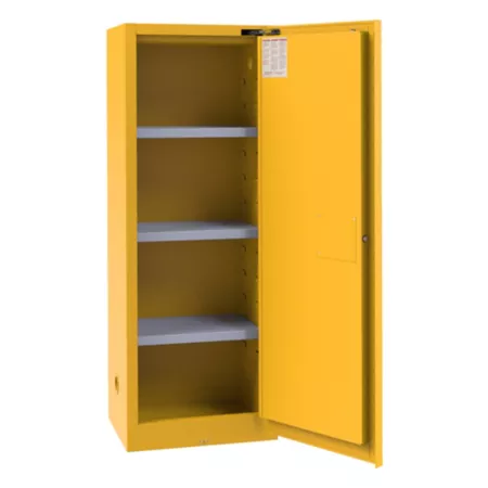 Durham MFG 18 in x 65 in 24 gal Storage capacity for flammable products automatic closing Freestanding Garage Cabinets