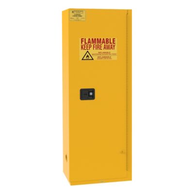 Image showing  18 in. x 65 in. 24 gal. Capacity Flammable Storage, Self Close