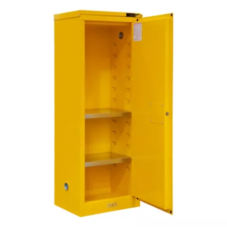 Durham MFG 22 gal Storage capacity for flammable products automatic closing Freestanding Garage Cabinets