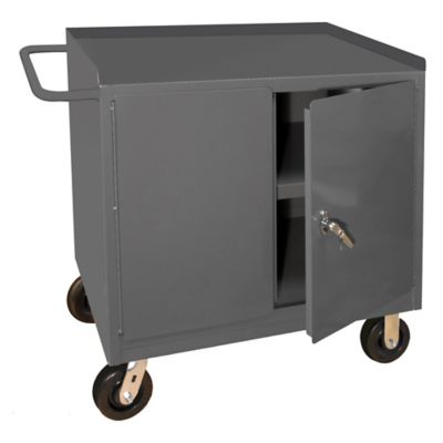 Durham MFG Mobile Bench Cabinet, 1 Shelf