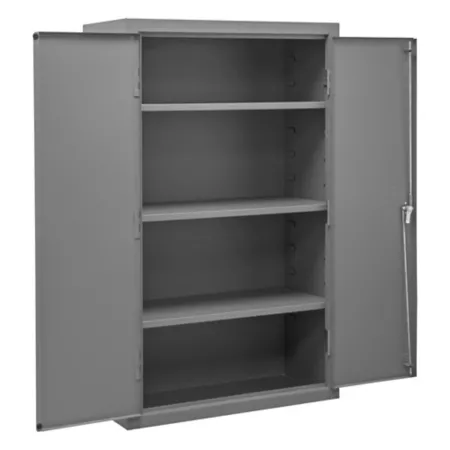 Durham MFG 16 Gauge Steel Shelved Cabinet 3 Shelves Freestanding Garage Cabinets