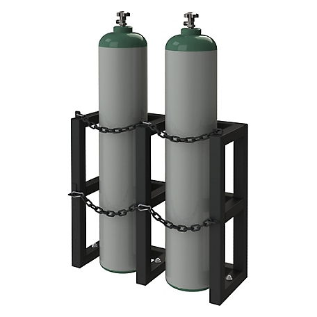 Durham MFG Gas Cylinder Storage Rack for 2 Vertical Cylinders, 30 in. x 12 in.