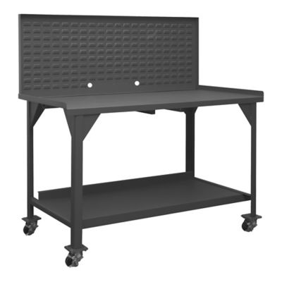 Durham MFG Heavy-Duty Mobile Workbench, 30 in. x 60 in. x 62 in.