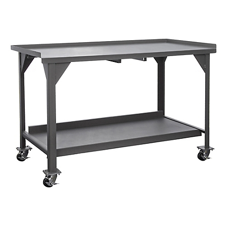 Durham MFG Heavy-Duty Mobile Workbench, 36 in. x 60 in. x 40 in.