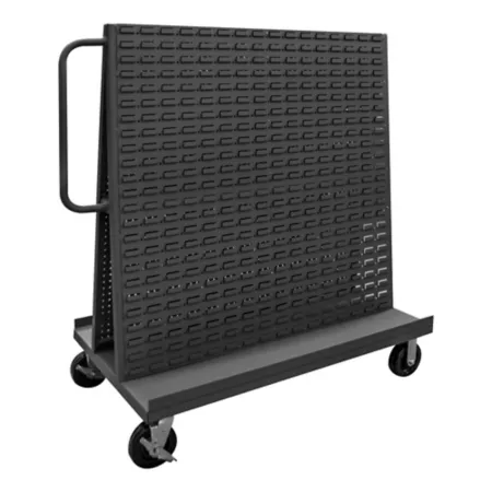 Durham MFG A-frame truck with louvered panels and pegboard 30 in x 48 in. Platform Trucks