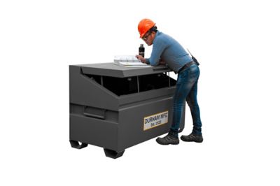 Image showing  60-1/8 in. x 30-1/16 in. x 39-3/8 in. Jobsite Storage Box, 31 cu. ft. Capacity