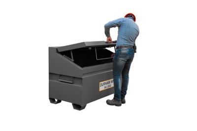 Image showing 5 th Durham MFG 60-1/8 in. x 30-1/16 in. x 39-3/8 in. Jobsite Storage Box, 31 cu. ft. Capacity