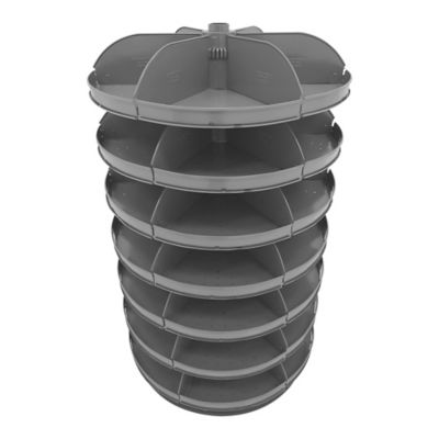 Image showing  7-Shelf 3,500 lb. Capacity Space-Saving Rotating Storage Unit, 28 in.