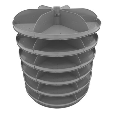 Image showing  6-Shelf 500 lb. Capacity Space-Saving Rotating Storage Unit, 34 in.