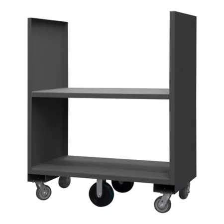 Durham MFG 2-Sided Storage Truck 24-in x 48-in 2 Shelves Platform Trucks