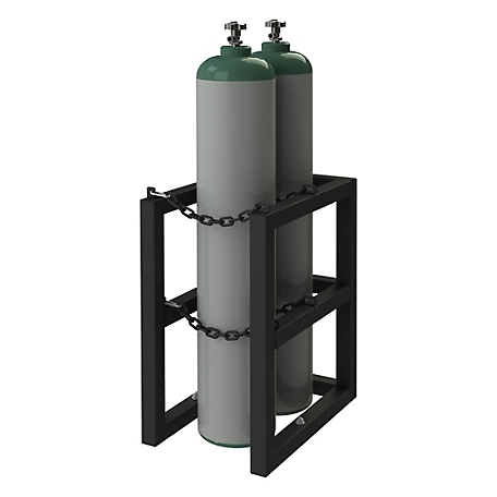 Durham MFG Gas Cylinder Storage Rack for 2 Vertical Cylinders, 16 in. x 24 in.