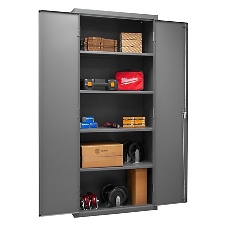 Durham MFG 1,250 lb. Capacity 16-Gauge Steel Shelf Cabinet, 4 Shelves, 36 in. x 18 in. x 84 in.