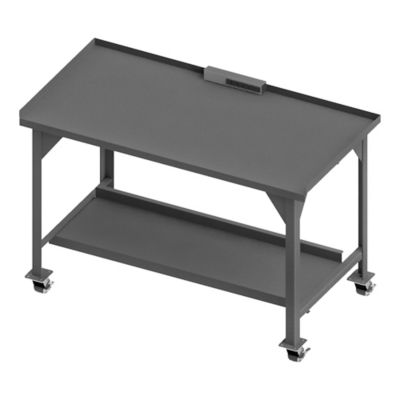 Durham MFG Heavy-Duty Mobile Workbench, 30 in. x 60 in. x 40 in.