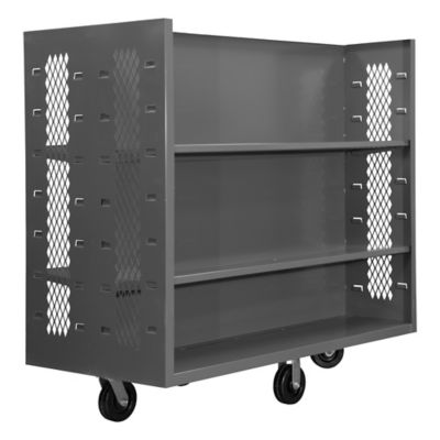 Durham MFG 2,000 lb. Capacity Mesh Stock Truck, 48 in. x 30 in., 4 Shelves