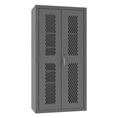 Image showing  14 Gauge Ventilated Cabinet, 36 in. x 18 in. x 84 in., Hanger Bar