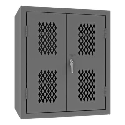 Image showing  36 in. x 24 in. x 42 in. 14-Gauge Ventilated Cabinet, 2 Shelves, 900 lb. Capacity