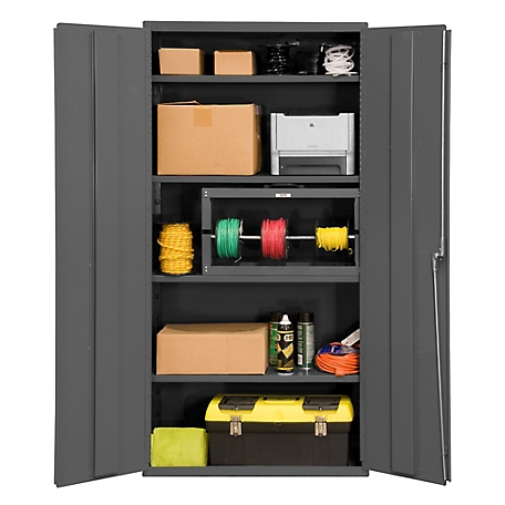 Durham MFG 1,250 lb. Capacity 14-Gauge Steel Shelf Cabinet, 4 Shelves, 36 in. x 18 in. x 84 in.