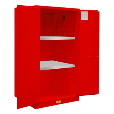 Durham MFG 60 gal. Flammable Storage Cabinet with Manual Door, Red