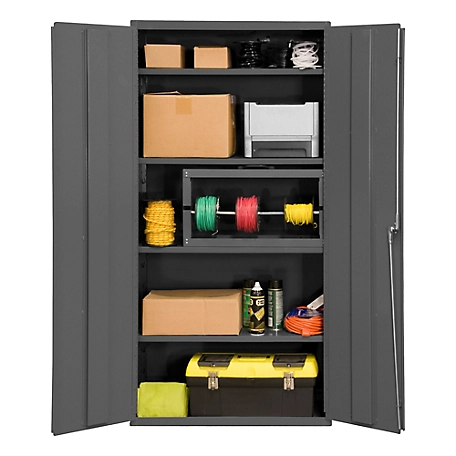 Durham MFG 1,250 lb. Capacity 14-Gauge Steel Shelf Cabinet, 4 Shelves, 36 in. x 18 in. x 72 in.
