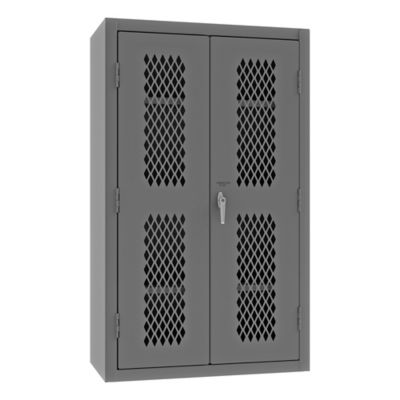 Image showing  36 in. x 18 in. x 60 in. 14-Gauge Ventilated Cabinet, 3 Shelves, 900 lb. Capacity