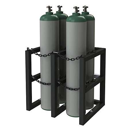 Durham MFG Gas Cylinder Storage Rack for 4 Vertical Cylinders