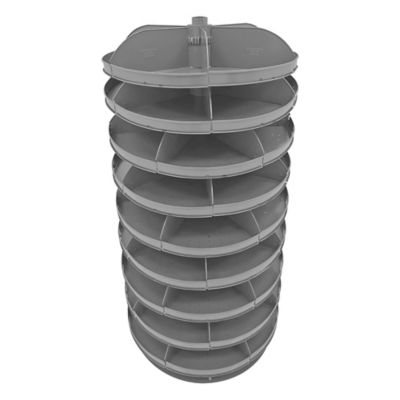 Image showing  9-Shelf Space-Saving Rotating Storage Unit, 28 in.