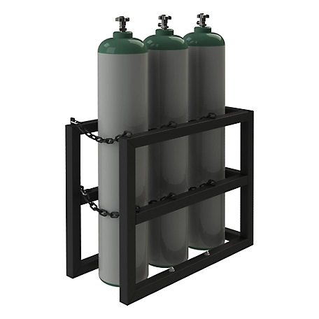 Durham MFG Gas Cylinder Storage Rack for 3 Vertical Cylinders, 16 in. x 36 in.