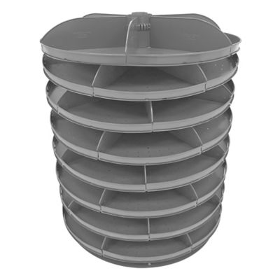 Image showing  8-Shelf Space-Saving Rotating Storage Unit, 34 in.